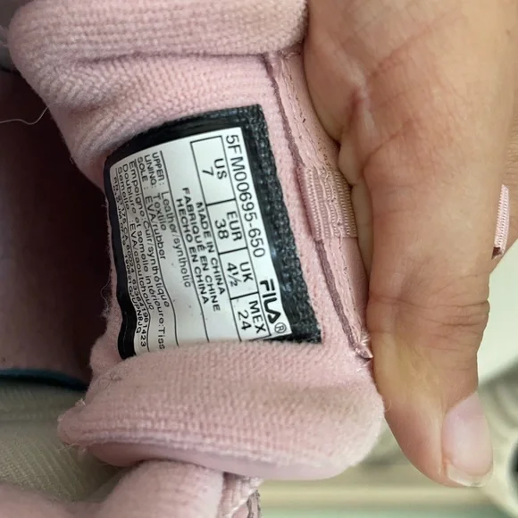 Pink Fila Sneakers - Picture 5 of 6